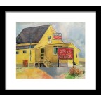 Charlie's Fried Clams - watercolor - Greeting Cards and Prints